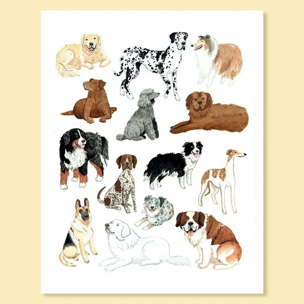 Dog Breeds Art Prints