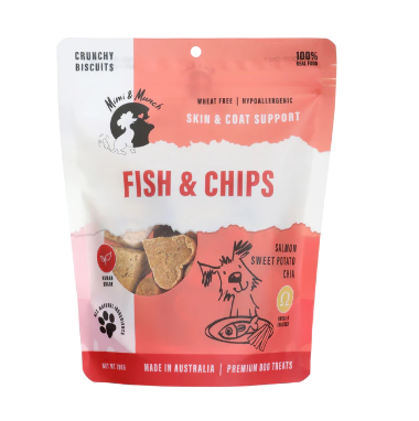 FISH & CHIPS DOG BISCUITS