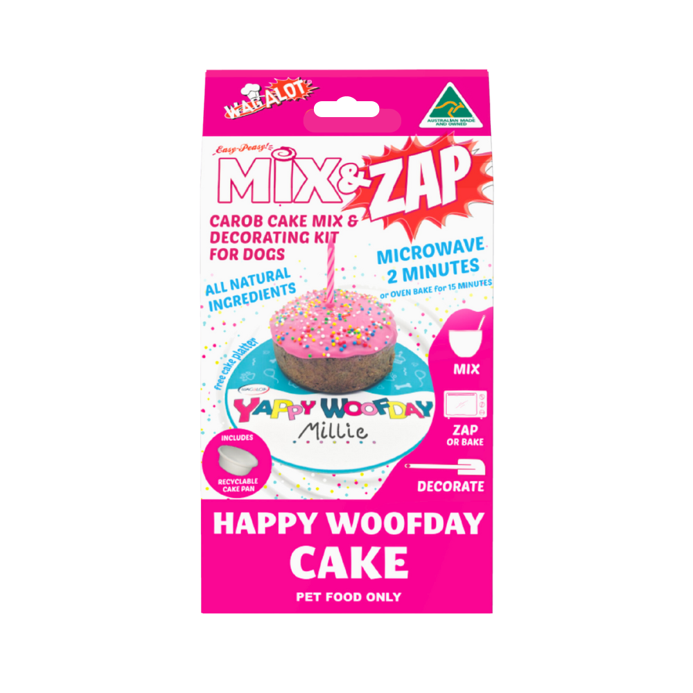 Wagalot: Happy Woofday Cake Mix - Pink