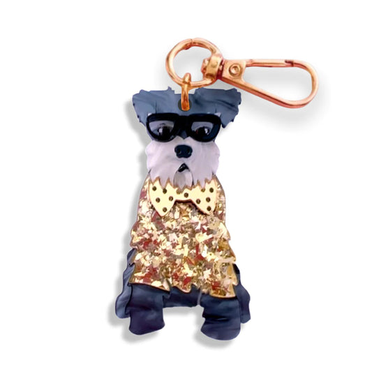 Schnauzer Bag Tag / Keyring