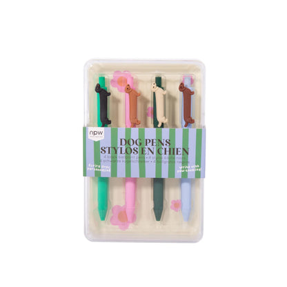Dog Icon Pens - Set of 4