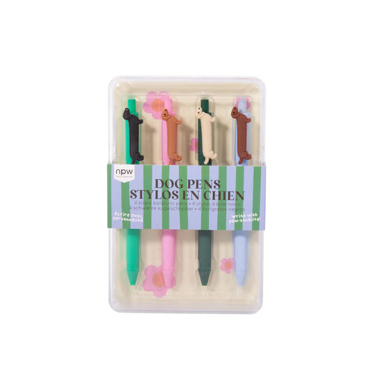 Dog Icon Pens - Set of 4