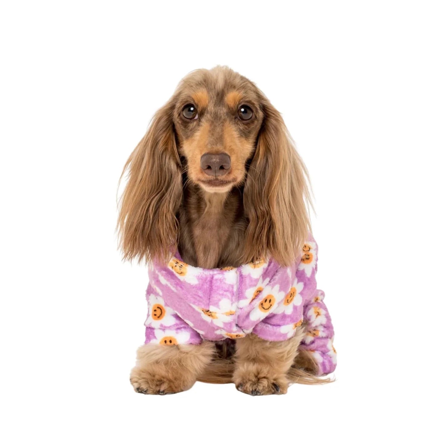 Lilac Smiley Flowers: Onesie