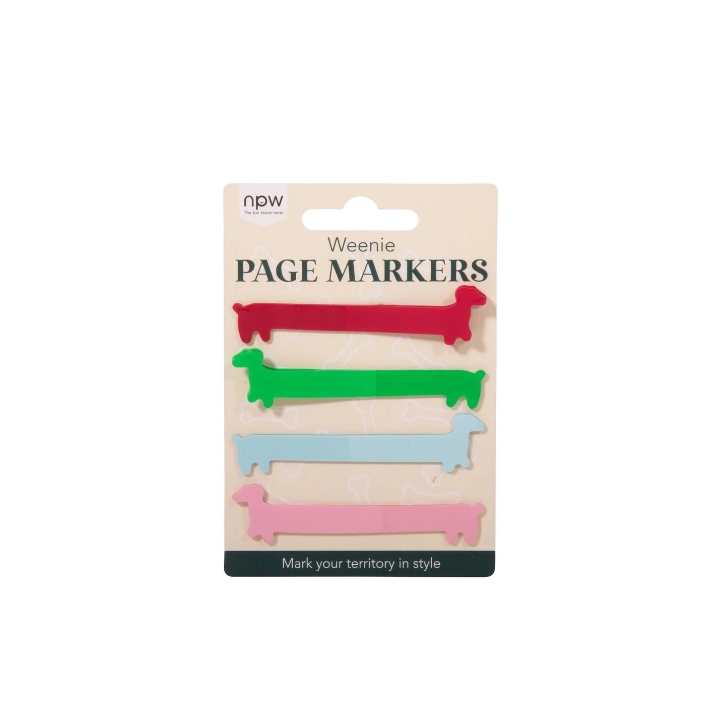 Weenie Page Markers - Set of 4