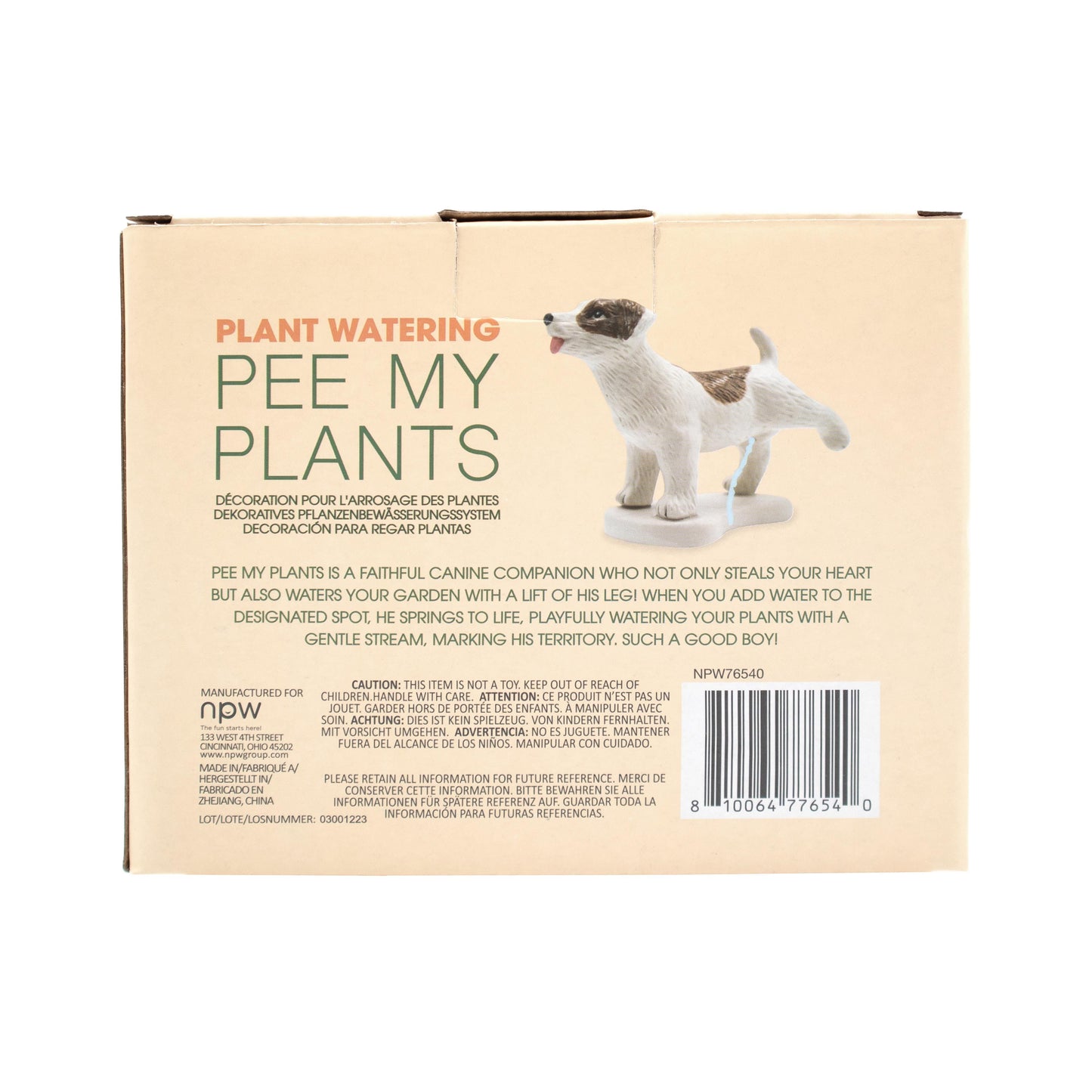 Pee My Plants: Dog Watering Decoration