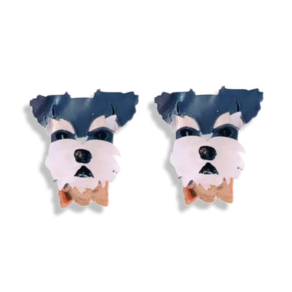 Schnauzer Pet Earrings