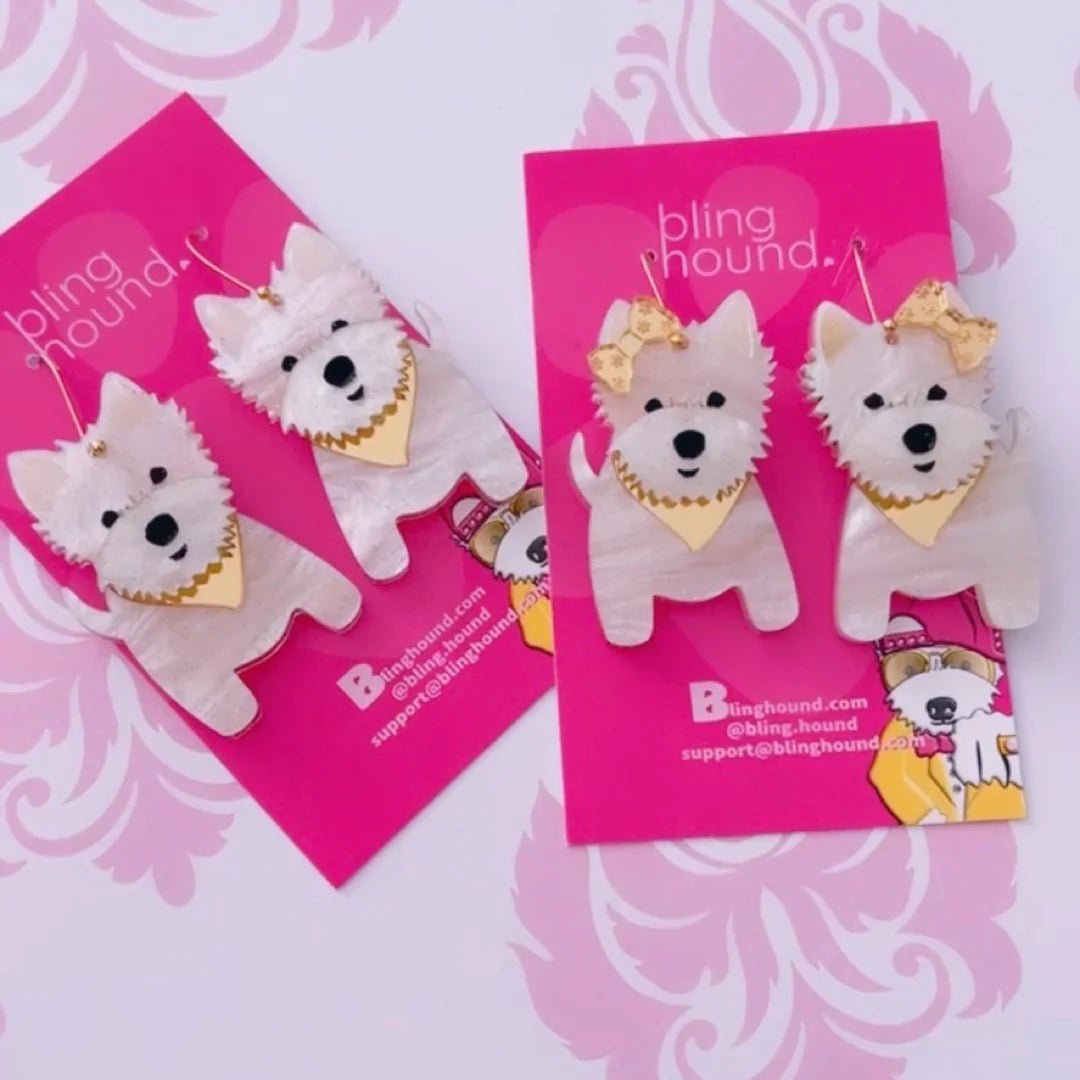 Westie Pet Earrings