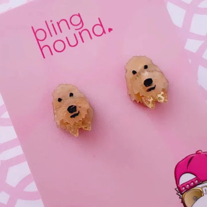 Lola the Labradoodle Pet Earrings