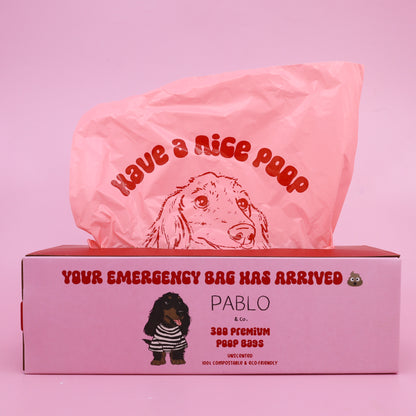 300 Premium Dog Poop Bags (Dispenser Box)