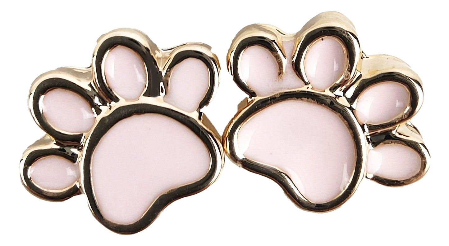 Paw Print Earring Studs