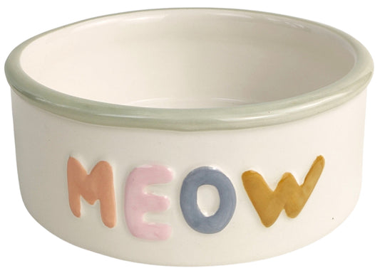 Ceramic Meow Cat Bowl