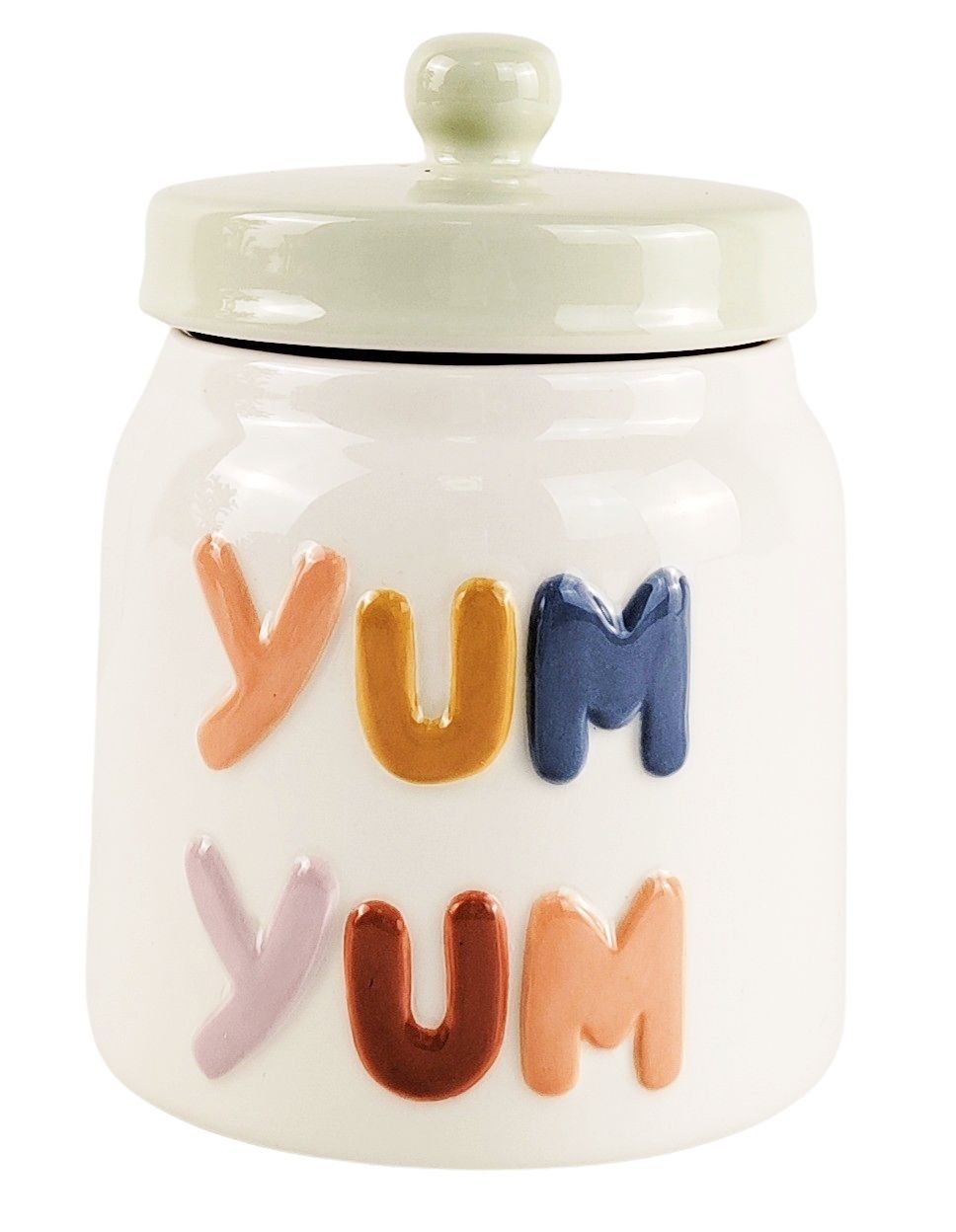 Yum Yum Ceramic Treats Treat Jar