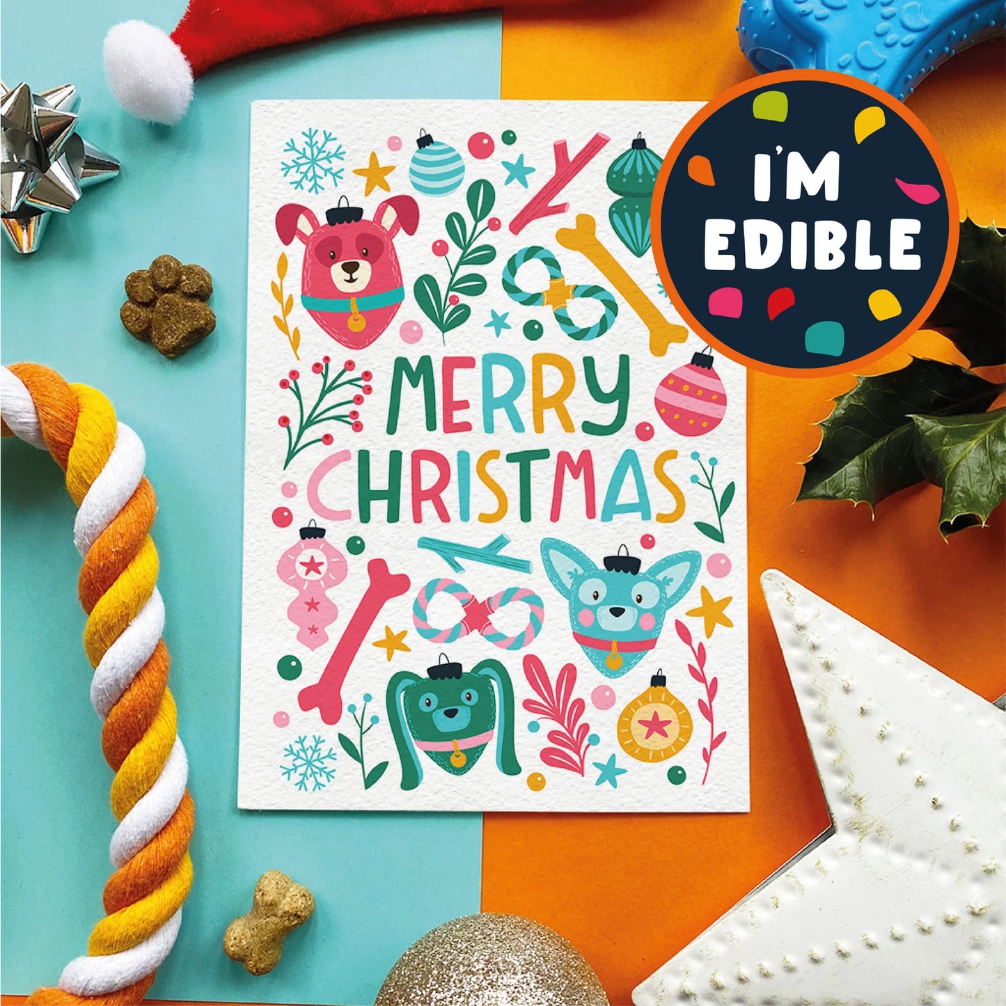 Christmas Edible Cards For Dogs