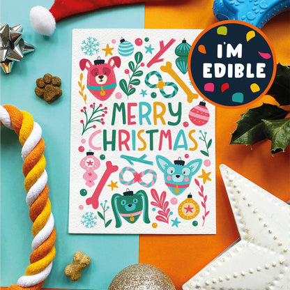 Christmas Edible Cards For Dogs