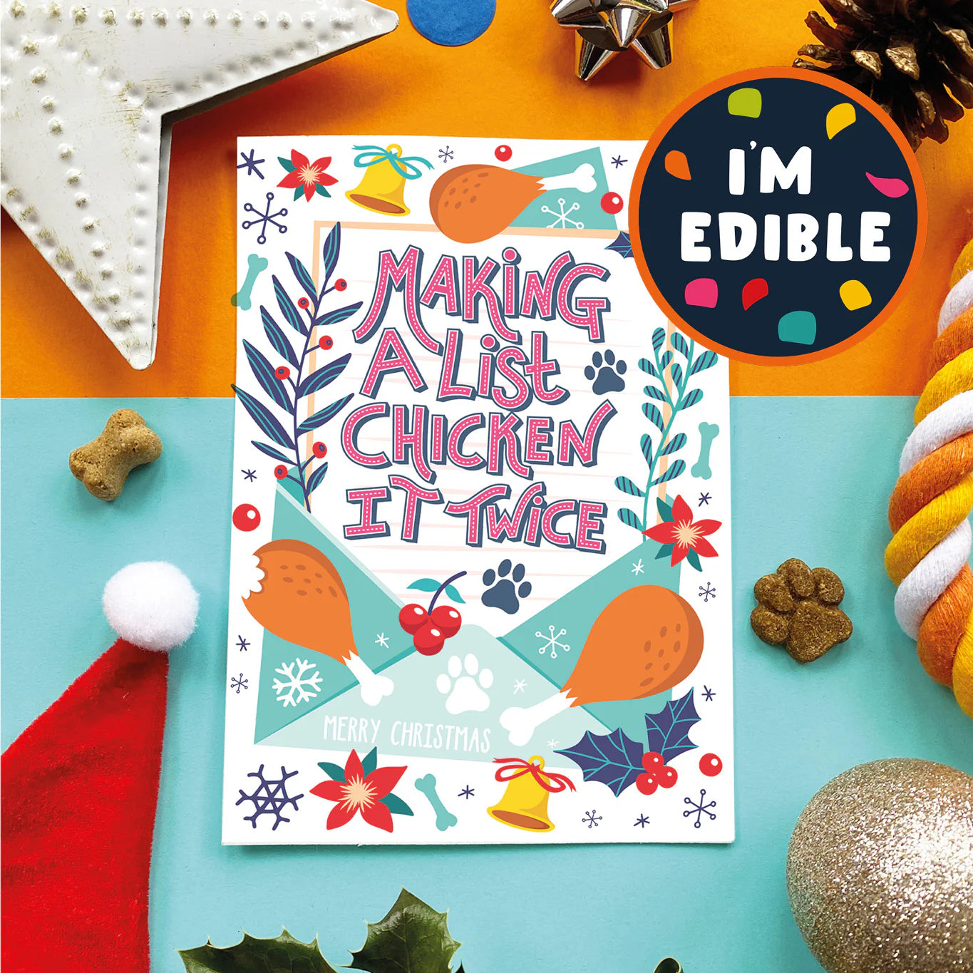 Christmas Edible Cards For Dogs