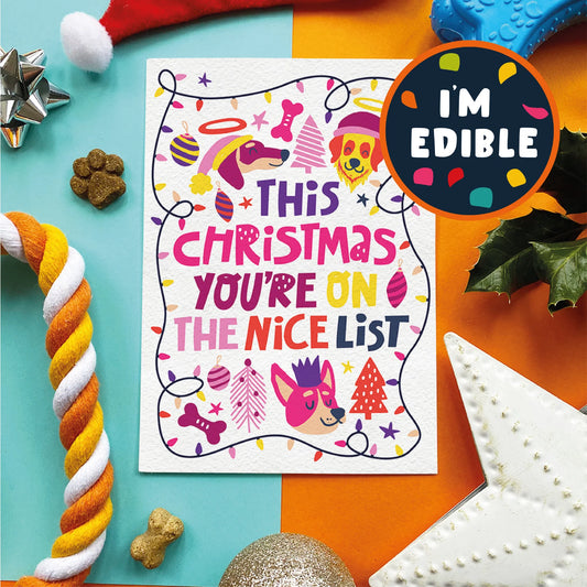 Christmas Edible Cards For Dogs