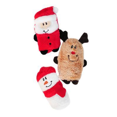 Zippy Paws: Christmas Holiday Squeakie Buddies - 3 Pack