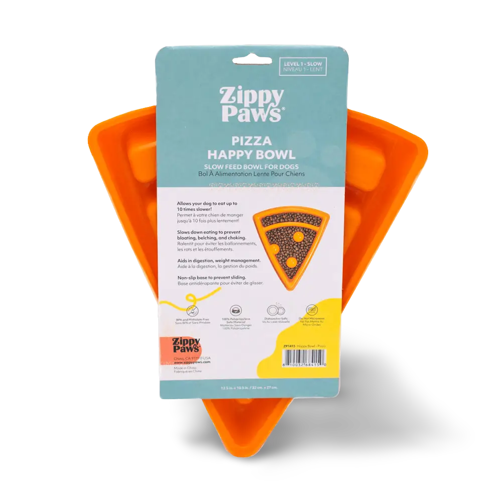 Zippy Paws: Slow Food Dog Bowl - Pizza