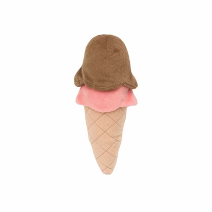 Zippy Paws: NomNomz Squeaker Dog Toy - Ice Cream