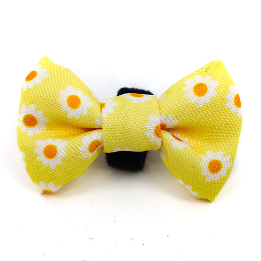 Yellow Daisy: Cat Bow Tie FINAL SALE. NO RETURNS