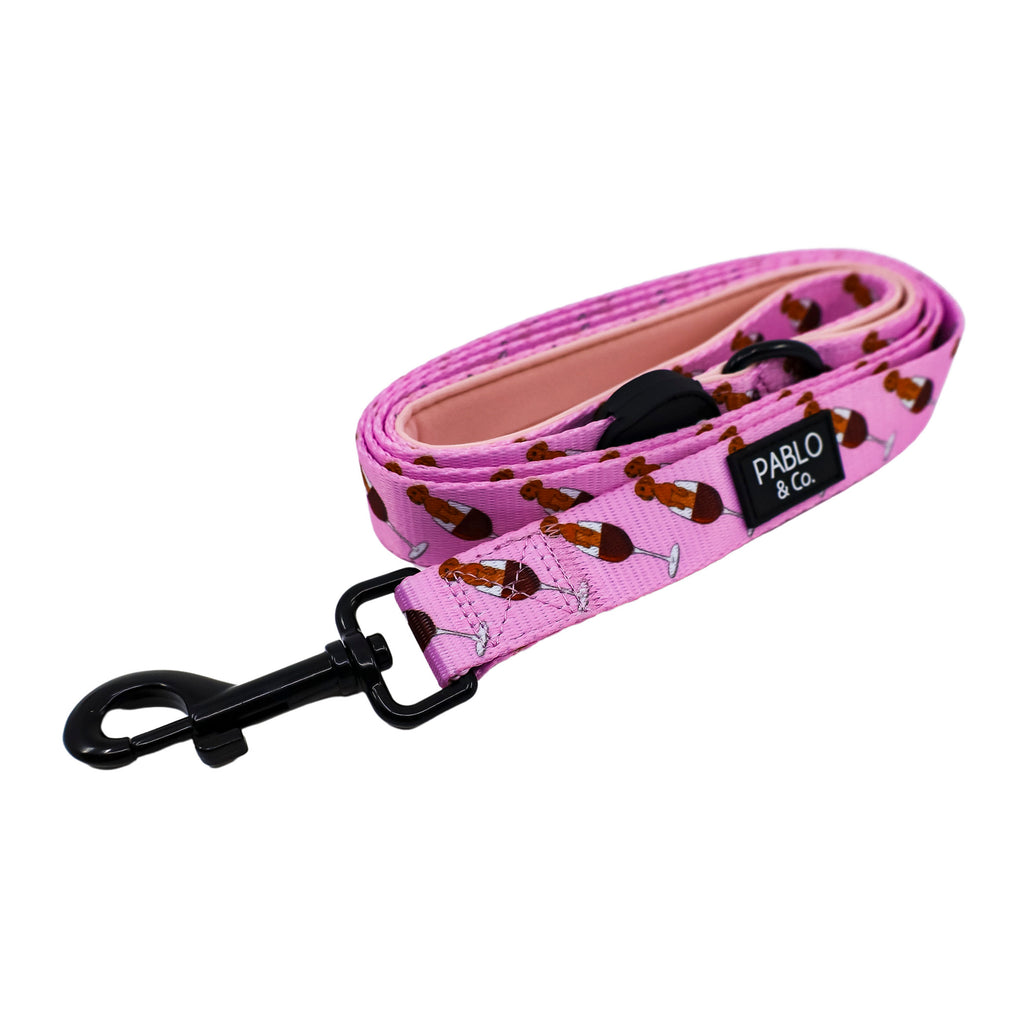 Dachshunds & Wine Dog Leash Pablo & Co. Boutique