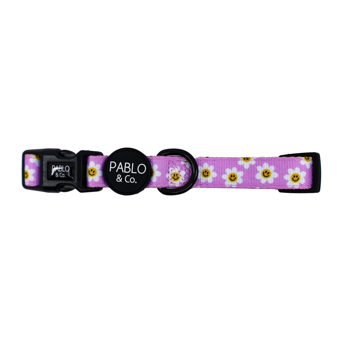 Lilac Smiley Flowers: Collar