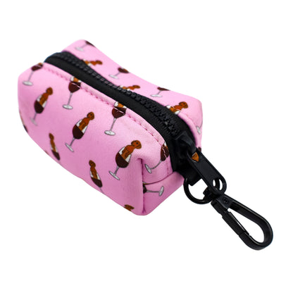 Dachshunds & Wine - Poop Bag Holder