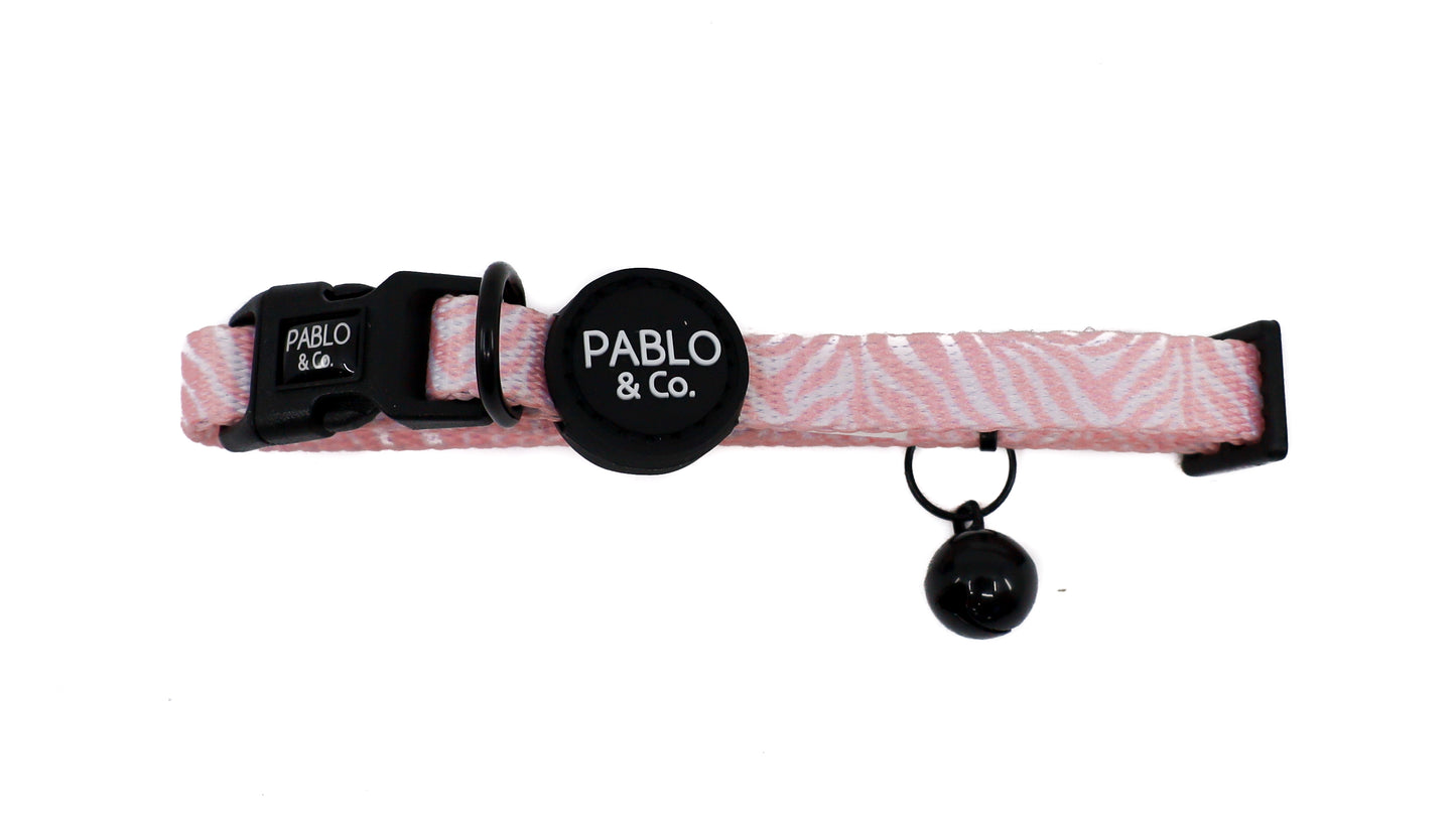 Pink Zebra: Cat Collar