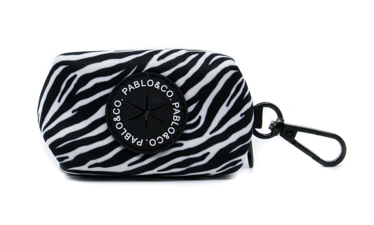 Black & White Zebra - Poop Bag Holder