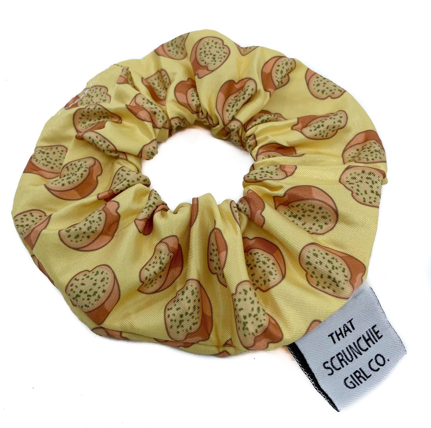 Garlic Bread Scrunchie FINAL SALE. NO RETURNS.