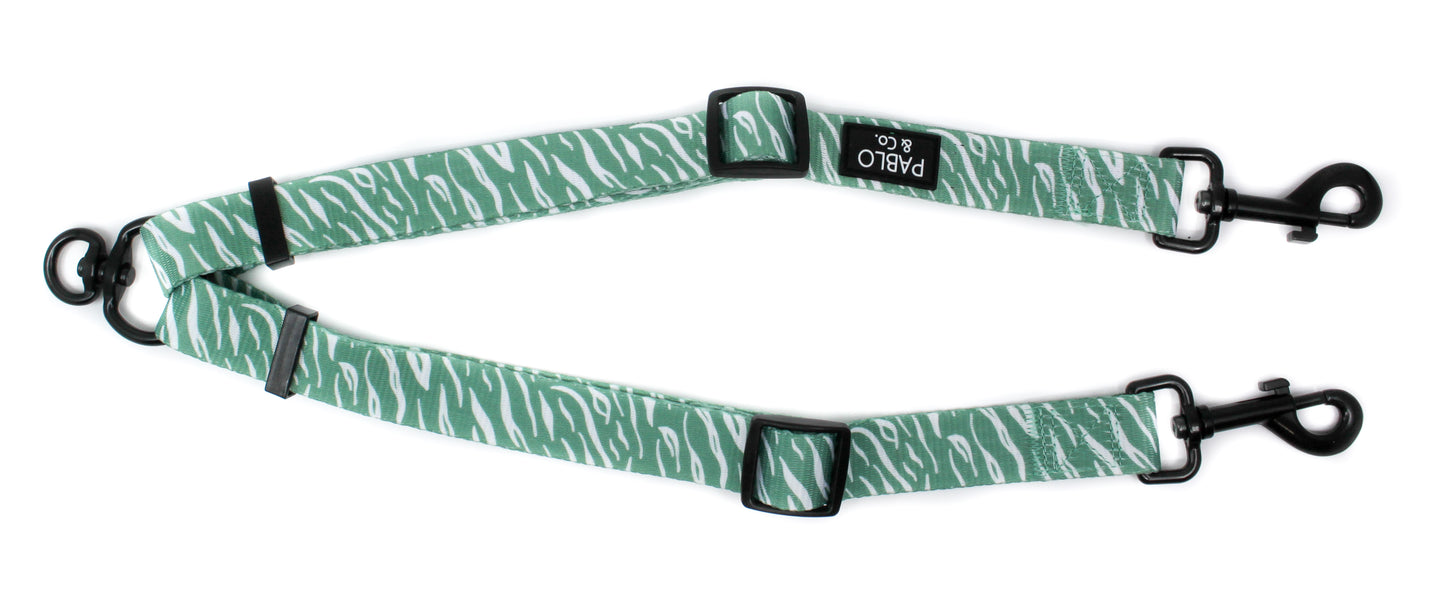 Green Zebra: Adjustable Leash Splitter