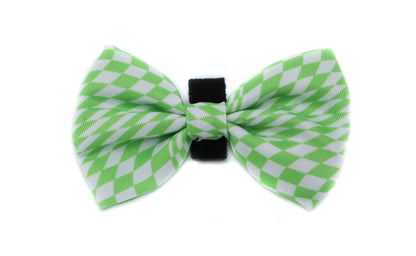 Lime Check Check: Bow Tie