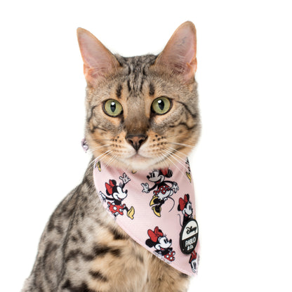 Minnie Mouse & Flowers: Cat Bandana