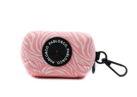 Pink Zebra - Poop Bag Holder