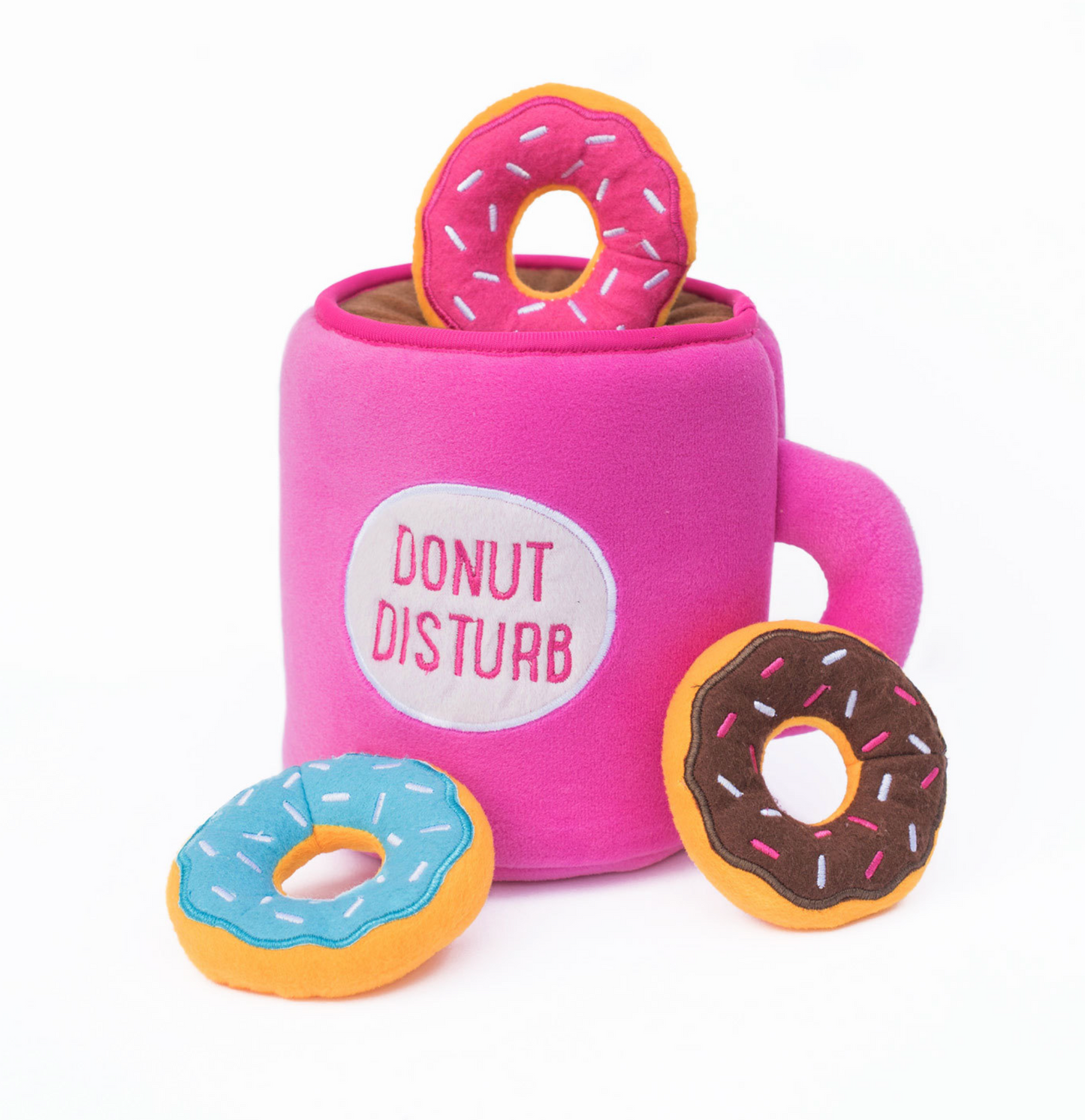 Zippy Paws: Coffee & Donutz Burrow Toy