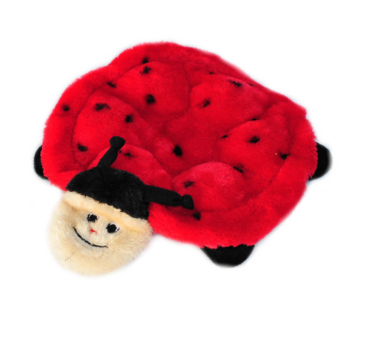 Zippy Paws:  No Stuffing Squeaker - Betsy the Ladybug