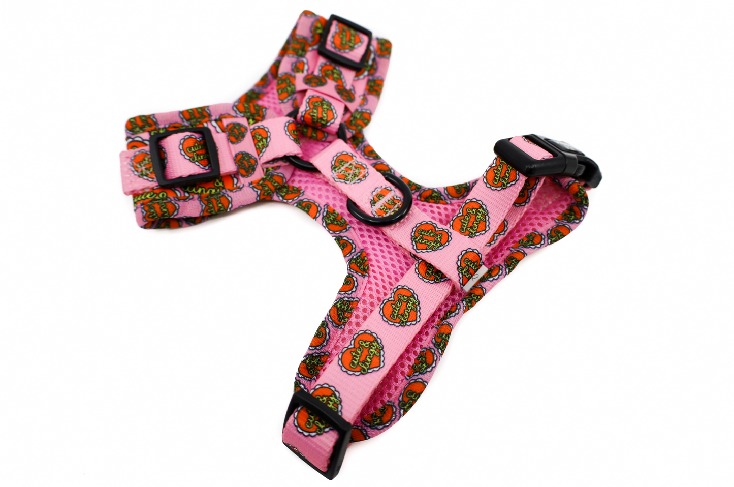 Cute & Clingy Hearts: Adjustable Harness