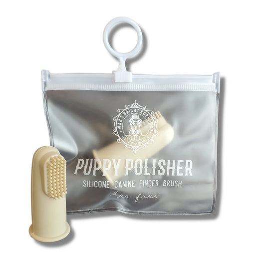 Wag & Bright: Puppy Polisher Silicone BPA Free Finger Brush