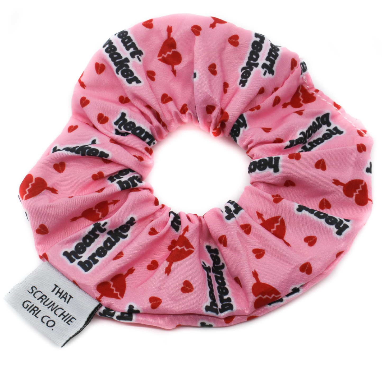 Pink Heartbreaker Scrunchie