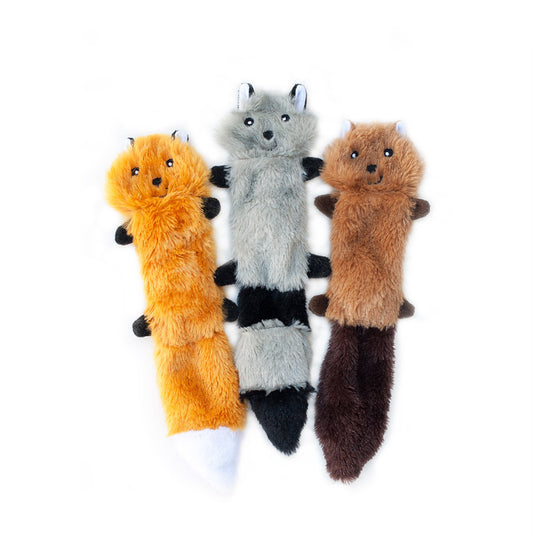 Zippy Paws: Skinny Peltz Plush No-Stuffing Dog Toys