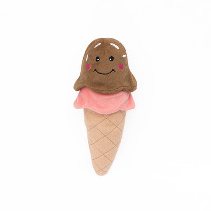 Zippy Paws: NomNomz Squeaker Dog Toy - Ice Cream