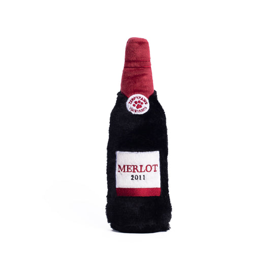 Zippy Paws: Happy Hour Crusherz Merlot Bottle Toy