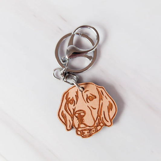 Wooden Keyring: Beagle