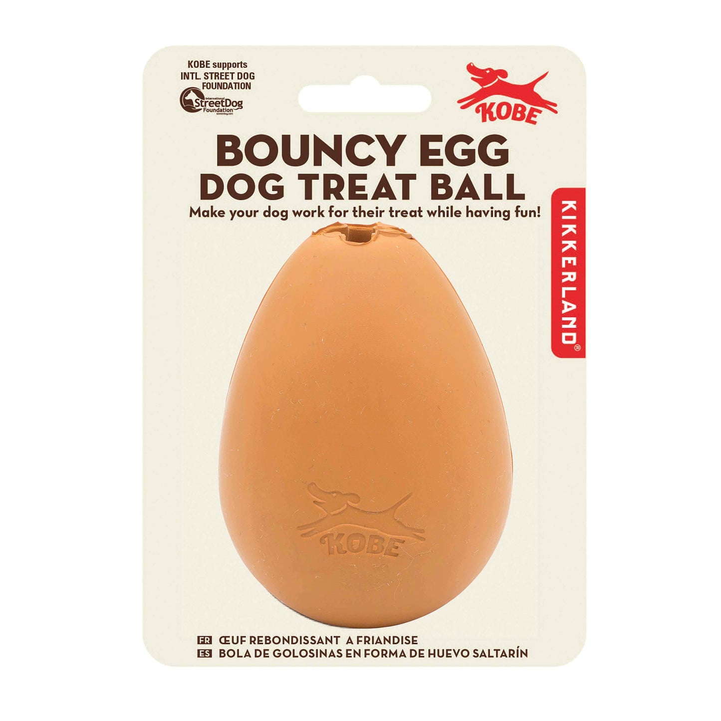 Bouncy Egg: Dog Treat Ball